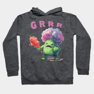 Just a Growling Cute Monster Hoodie